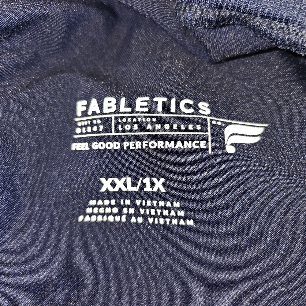 Fabletics Deep Blue Scrub Performance Top And Jog… - image 6